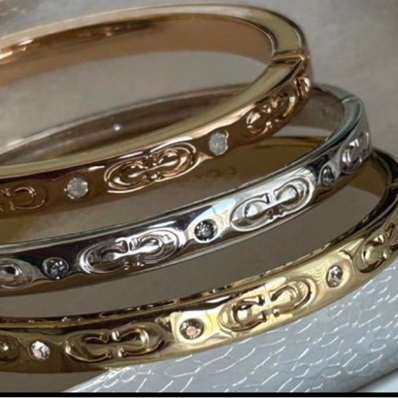 New “Rose Gold”  ONLY Coach Bracelet - Picture 2 of 6